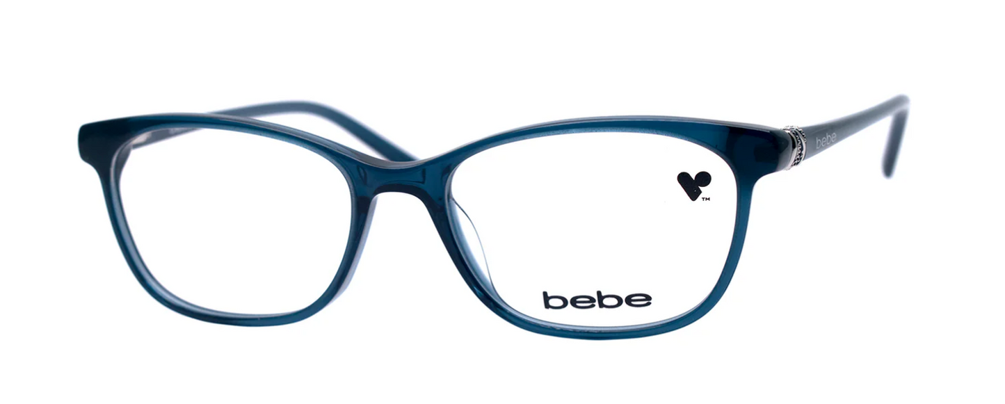 BEBE BB2007 C4 CRYSTAL BLUE/SILVER