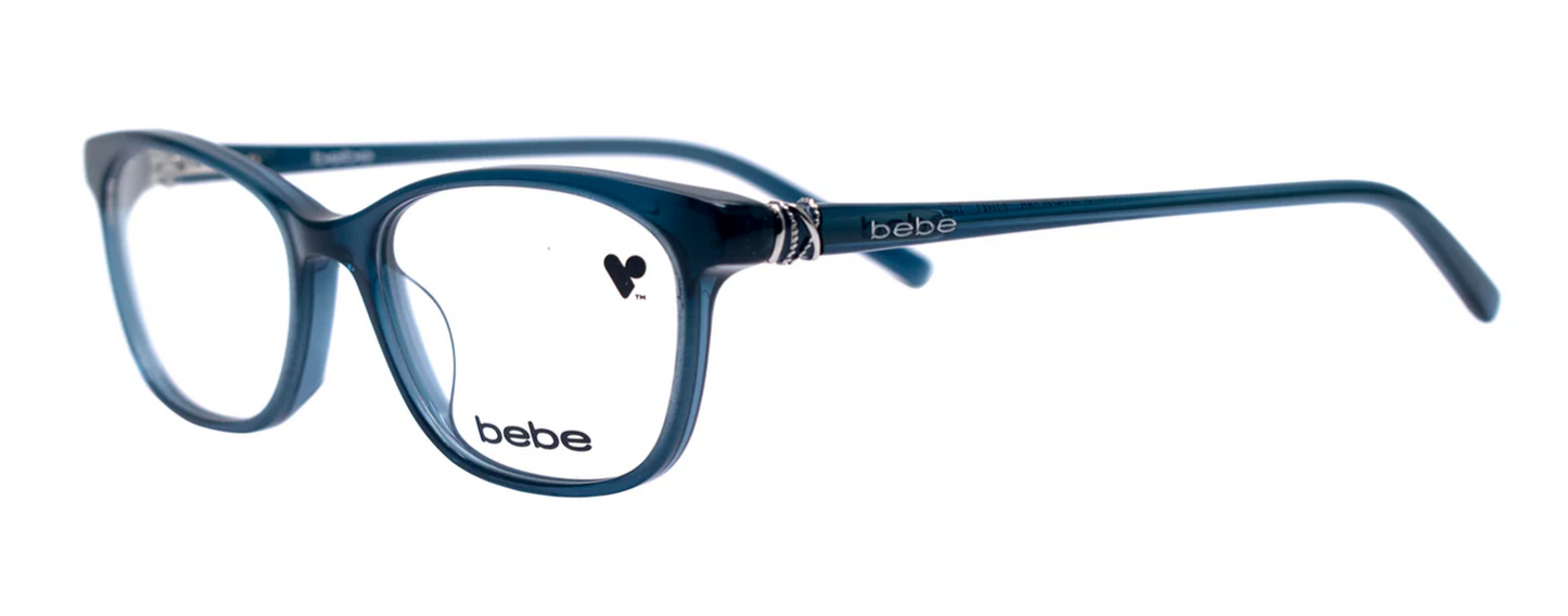 BEBE BB2007 C4 CRYSTAL BLUE/SILVER