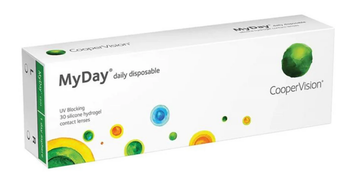 Cooper Vision Contact Lenses MyDay Daily (30 Lenses Box)