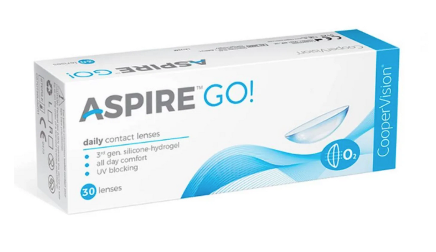 Cooper Vision Contact Lenses Aspire GO (30 Lenses Box)