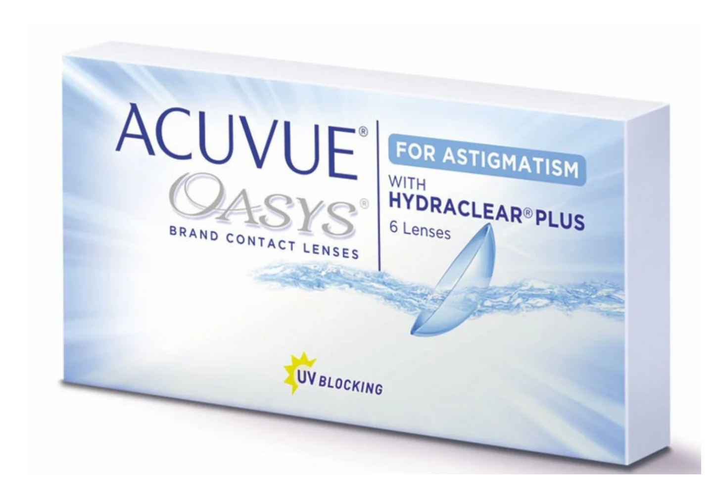Johnson & Johnson Contact Lenses Acuvue Oasys For Astigmatism (6 Lenses Box)