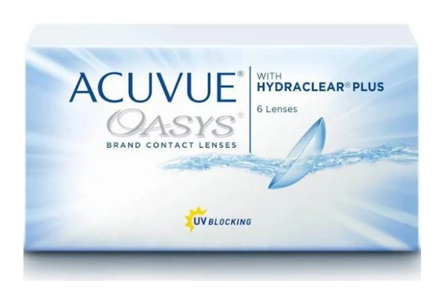 Johnson & Johnson Contact Lenses Acuvue Oasys With Hydraclear Plus (6 Lenses Box)