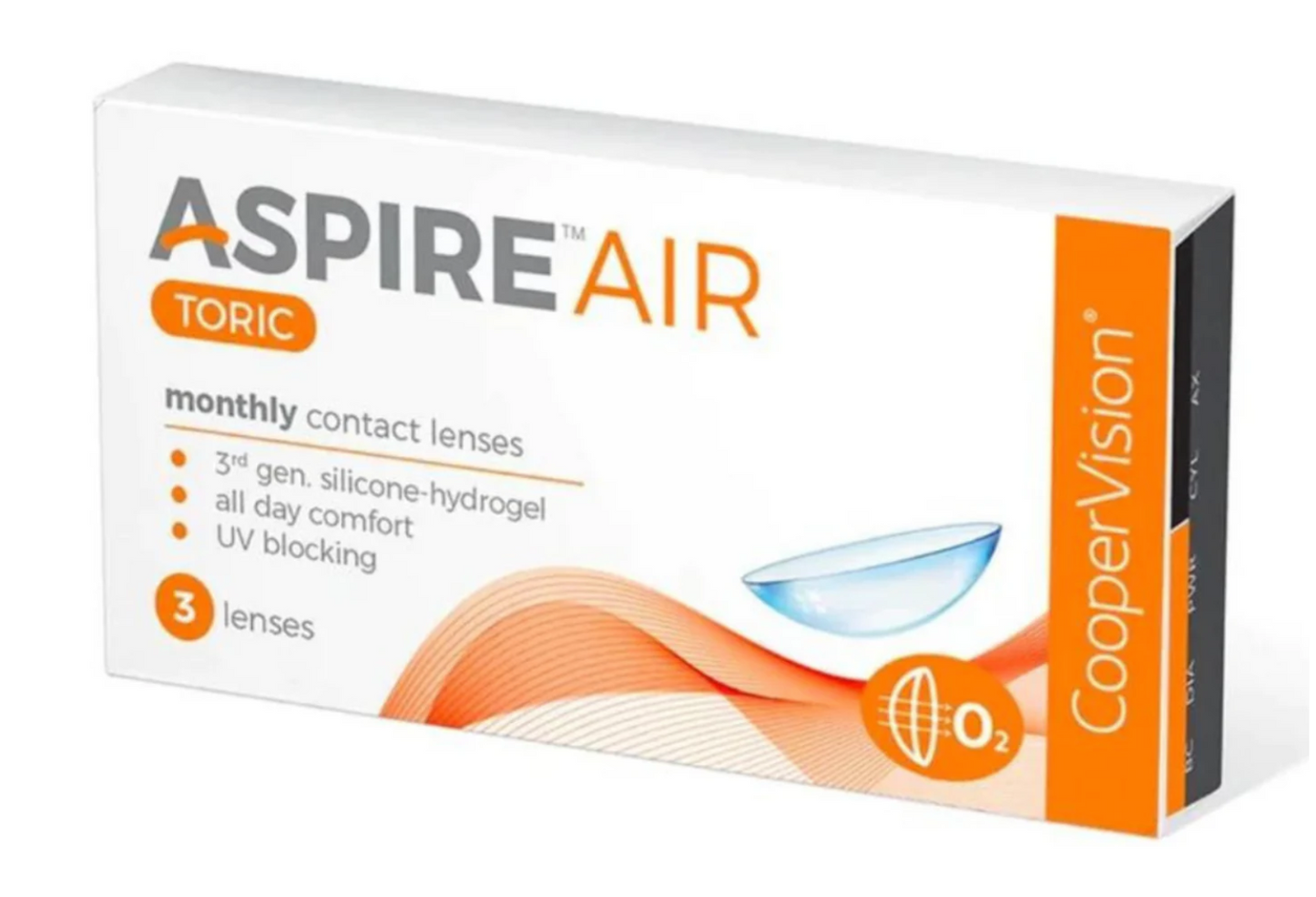Cooper Vision Contact Lenses Aspire AIR Toric (3 Lenses Box)