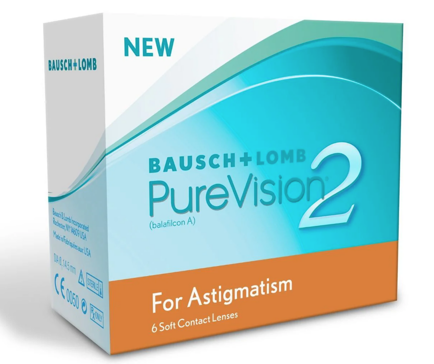 Bausch And Lomb PureVision 2 For Astigmatism (6 Lenses) Box
