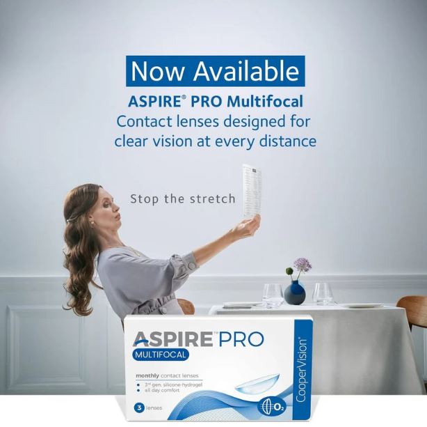 COOPER VISION ASPIRE PRO MULTIFOCAL (3 LENS PACK)