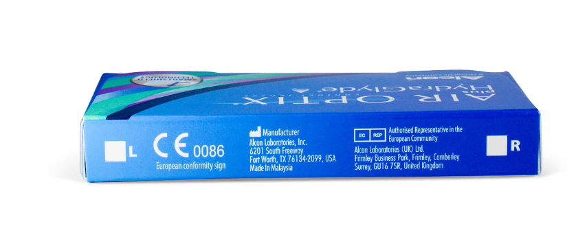 ALCON AIR OPTIX PLUS HYDRAGLYDE MONTHLY(6 LENS PACK)