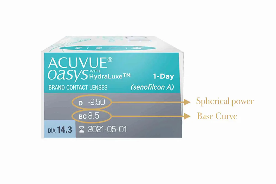 Johnson & Johnson Contact Lenses 1-Day Acuvue OASYS With HydraLuxe Technology (30 Lenses Box)
