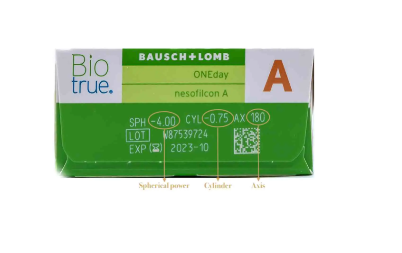 Bausch And Lomb Bio True One Day For Astigmatism (30 Lenses) Box