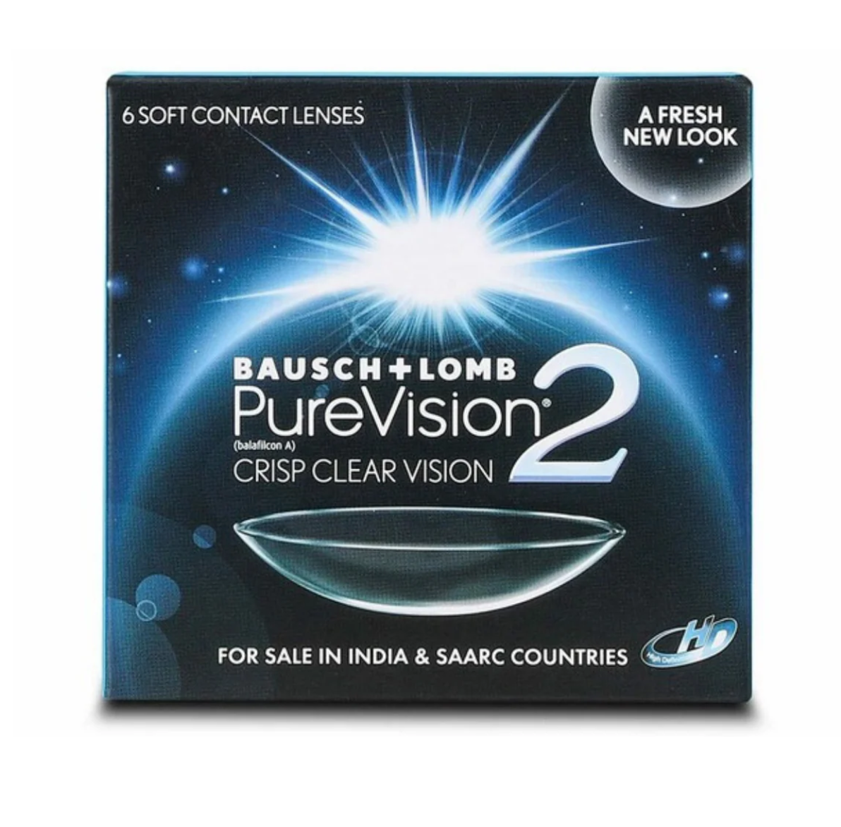 Bausch And Lomb PureVision 2 HD Monthly (6 Lenses) Box