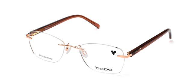 BEBE BB206 C4 GOLD/CRYSTAL PEACH
